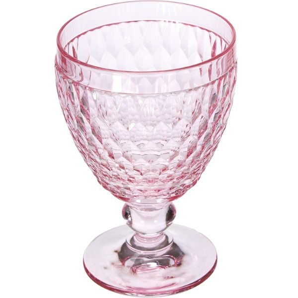 Set 4 ly pha lê Villeroy & Boch 400ml màu hồng