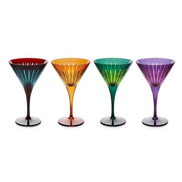 Set 4 ly pha lê Prism Amber L'objet 266ml