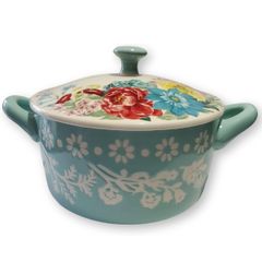  Set 4 nồi sứ mini The Pioneer Woman Fancy Flourish 16cm 