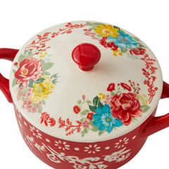  Set 4 nồi sứ mini The Pioneer Woman Fancy Flourish 16cm 