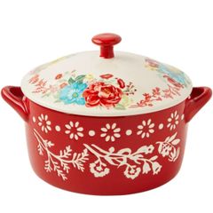  Set 4 nồi sứ mini The Pioneer Woman Fancy Flourish 16cm 