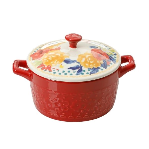 Set 4 nồi sứ mini The Pioneer Woman Floral 15.9cm