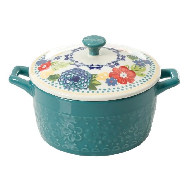 Set 4 nồi sứ mini The Pioneer Woman Floral 15.9cm