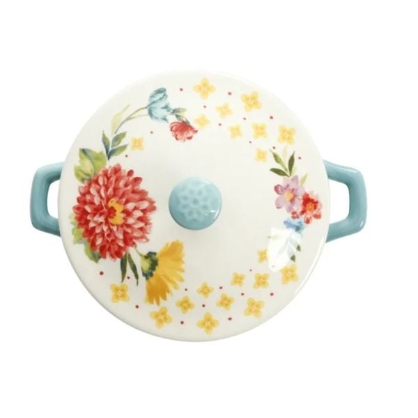 Set 4 nồi sứ mini The Pioneer Woman Floral Medley