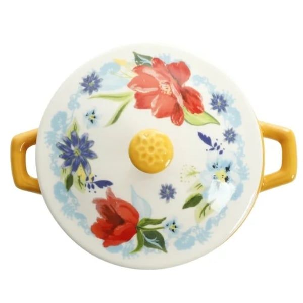 Set 4 nồi sứ mini The Pioneer Woman Floral Medley