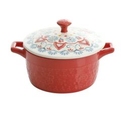  Set 4 nồi sứ mini The Pioneer Woman Floral Medley 