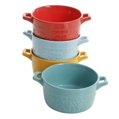  Set 4 nồi sứ mini The Pioneer Woman Floral Medley 