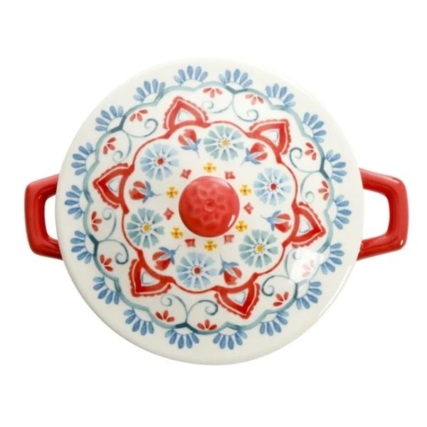 Set 4 nồi sứ mini The Pioneer Woman Floral Medley