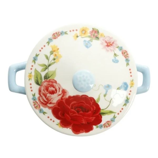 Set 4 nồi sứ mini The Pioneer Woman Floral Medley