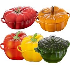  Set 5 Âu gốm Staub rau củ Vụ mùa bội thu 