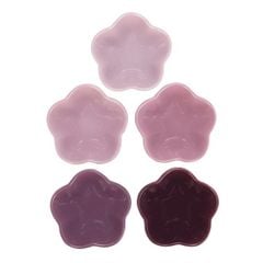  Set 5 bát chấm hình cánh hoa Le Creuset 