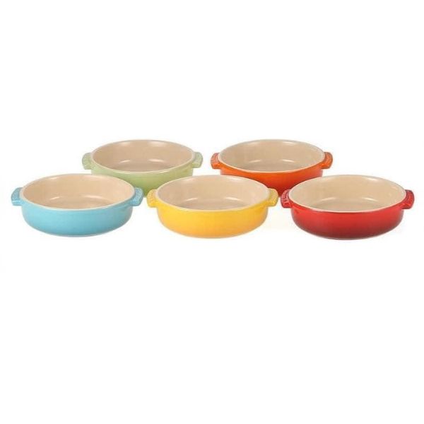 Set 5 đĩa cầu vồng Le Creuset Tapas 14 cm