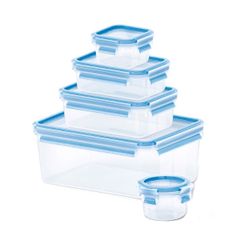  Set 5 Hộp đựng thực phẩm Emsa 508568 hình chữ nhật - Nội địa Đức 