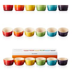  Set 6 bát Le Creuset cầu vồng mini 100ml 