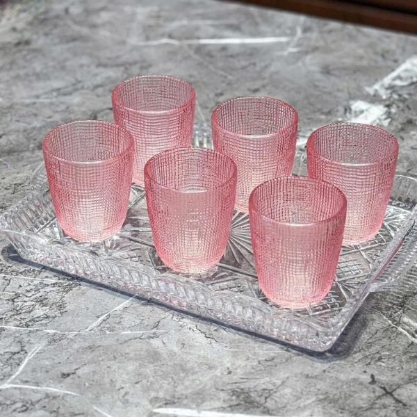 Set 6 cốc vân hạt Viola 300ml