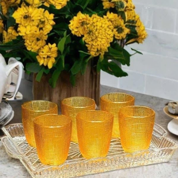 Set 6 cốc vân hạt Viola 300ml