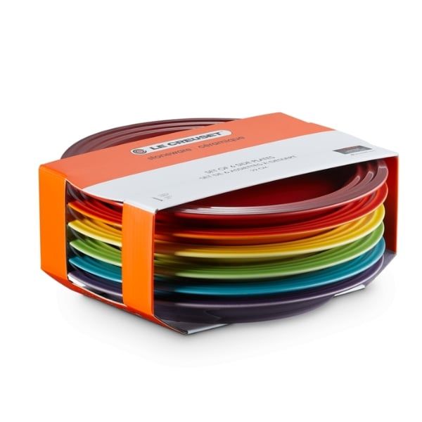 Set 6 đĩa Le Creuset cầu vồng 22cm