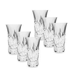  Set 6 ly pha lê Killarney Trinity Fluted 59ml uống rượu mạnh 