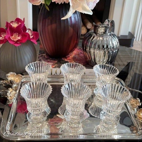 Set 6 ly pha lê Rogaska Windsor 9.6cm