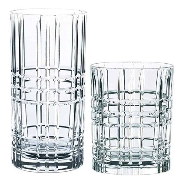 Set 8 cốc kèm ống hút Nachtmann Glasset Highland 340/440ml