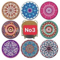  Set 8 lót ly gốm Aodini 10.4cm 