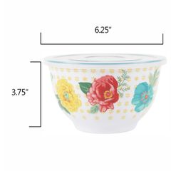  Set 10 món Âu trộn bột The Pioneer Woman Fancy Flourish - 5 thố nhựa 