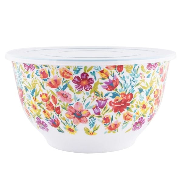 Set 10 món Âu trộn bột The Pioneer Woman Petal Party - 5 thố nhựa