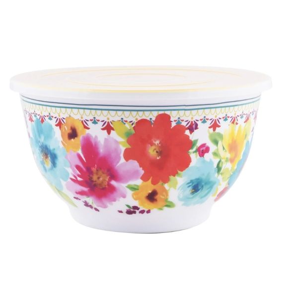 Set 10 món Âu trộn bột The Pioneer Woman Petal Party - 5 thố nhựa