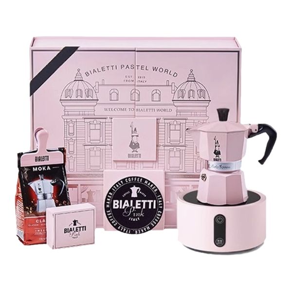 Cà Phê Bialetti Mukka Cappuccino Maker Set Bình đun Cà Phê
