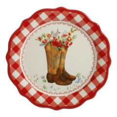 Set đĩa sứ hình thú The Pioneer Woman Novelty 17,8cm 7 món 