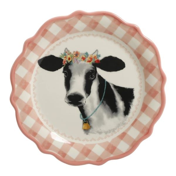 Set đĩa sứ hình thú The Pioneer Woman Novelty 17,8cm 7 món