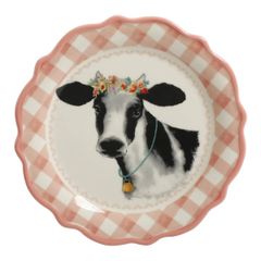  Set đĩa sứ hình thú The Pioneer Woman Novelty 17,8cm 7 món 