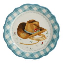  Set đĩa sứ hình thú The Pioneer Woman Novelty 17,8cm 7 món 