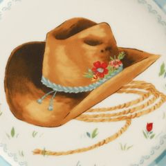 Set đĩa sứ hình thú The Pioneer Woman Novelty 17,8cm 7 món 