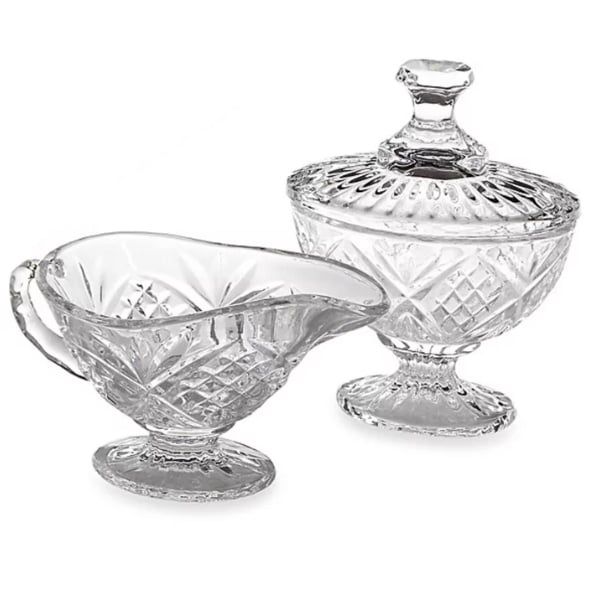 Sét đựng đường sữa pha lê Dublin