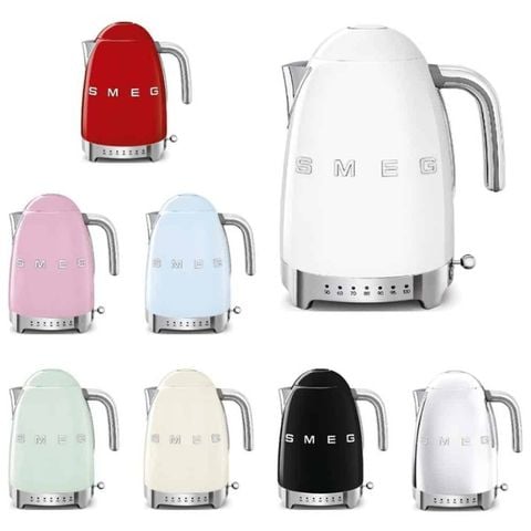 Ấm siêu tốc SMEG KLF04 1.7L có chỉnh nhiệt - Nhiều màu