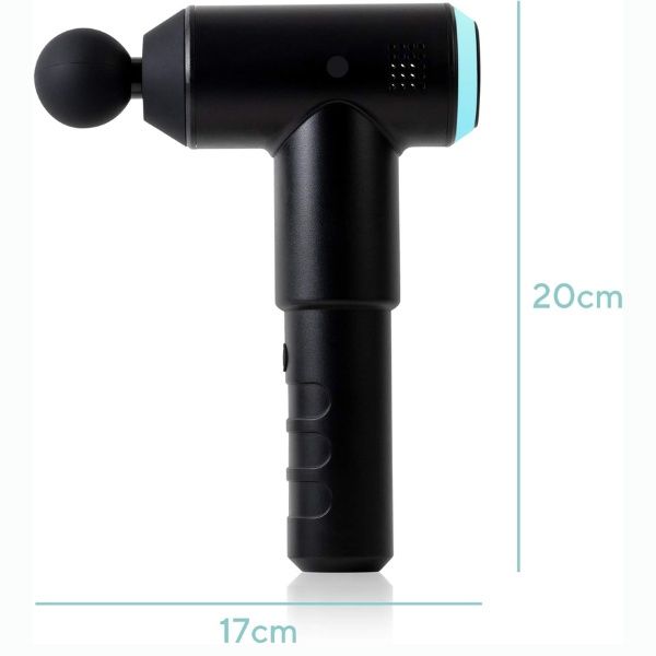 Súng massage HoMedics PGM-200 pin sạc với 3 cường độ và 3 đầu massage