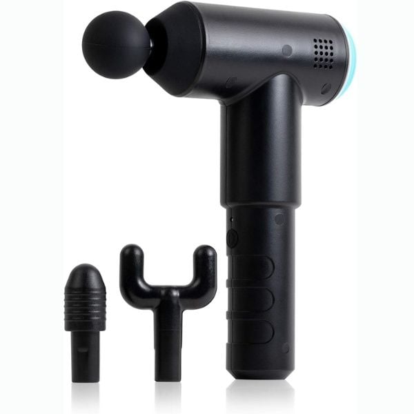 Súng massage HoMedics PGM-200 pin sạc với 3 cường độ và 3 đầu massage