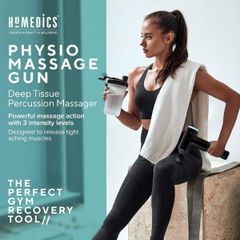  Súng massage HoMedics PGM-200 pin sạc 
