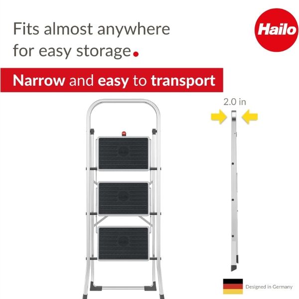Thang nhôm 3 tầng Hailo K60 tải 150kg