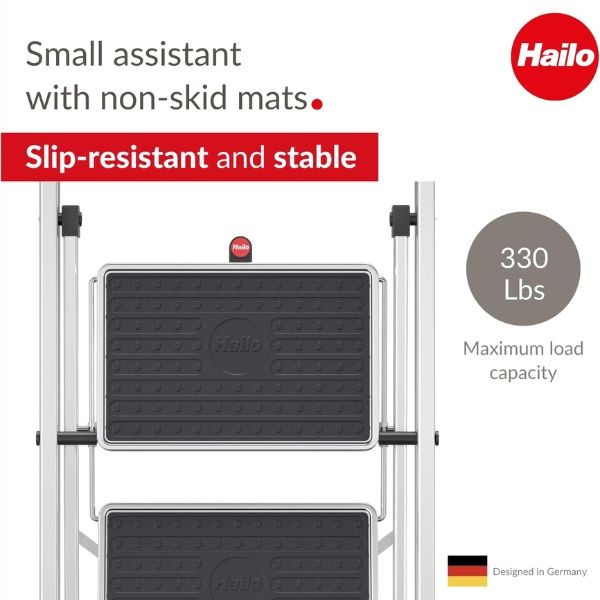 Thang nhôm 3 tầng Hailo K60 tải 150kg