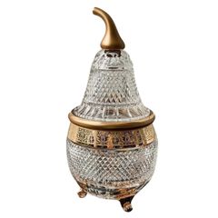  Thố pha lê quả lê Romantic Diamond Ales Zverina 30cm 3 chân 
