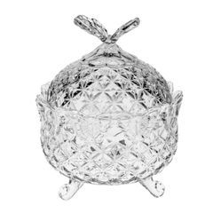  Thố pha lê cánh bướm Bohemia 13cm 