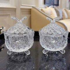  Thố pha lê cánh bướm Bohemia 13cm 
