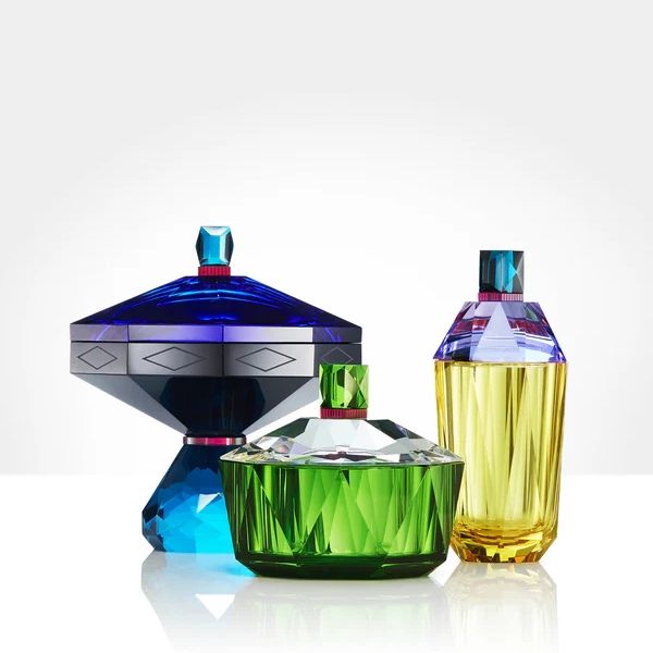 Thố pha lê màu New Haven Reflections Copenhagen 12cm màu xanh