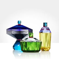  Thố pha lê New Haven Reflections Copenhagen 12cm xanh 