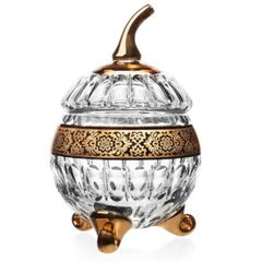  Thố pha lê quả táo Romantic Ales Zverina 25cm 3 chân 