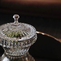  Thố pha lê Rogaska Crown Jewel 19cm có nắp 