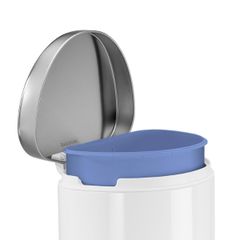  Thùng rác bán nguyệt Simplehuman 10L màu trắng 