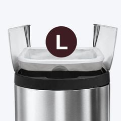  Thùng rác cánh bướm Simplehuman 18L đạp chân 